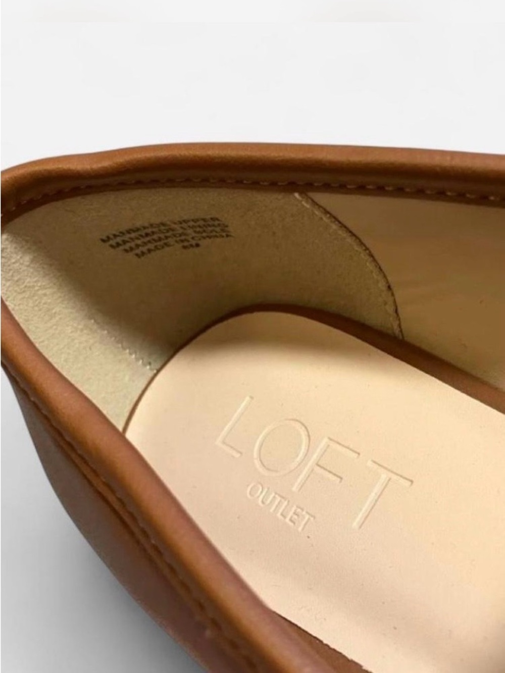 LOFT Classic Women’s Brown Penny Loafers Size 8 - Picture 6 of 7